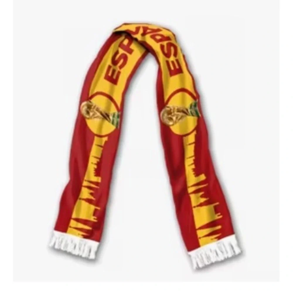 Spain National Team FIFA World Cup Soccer Scarf Red Espana Thin Decorative 54
